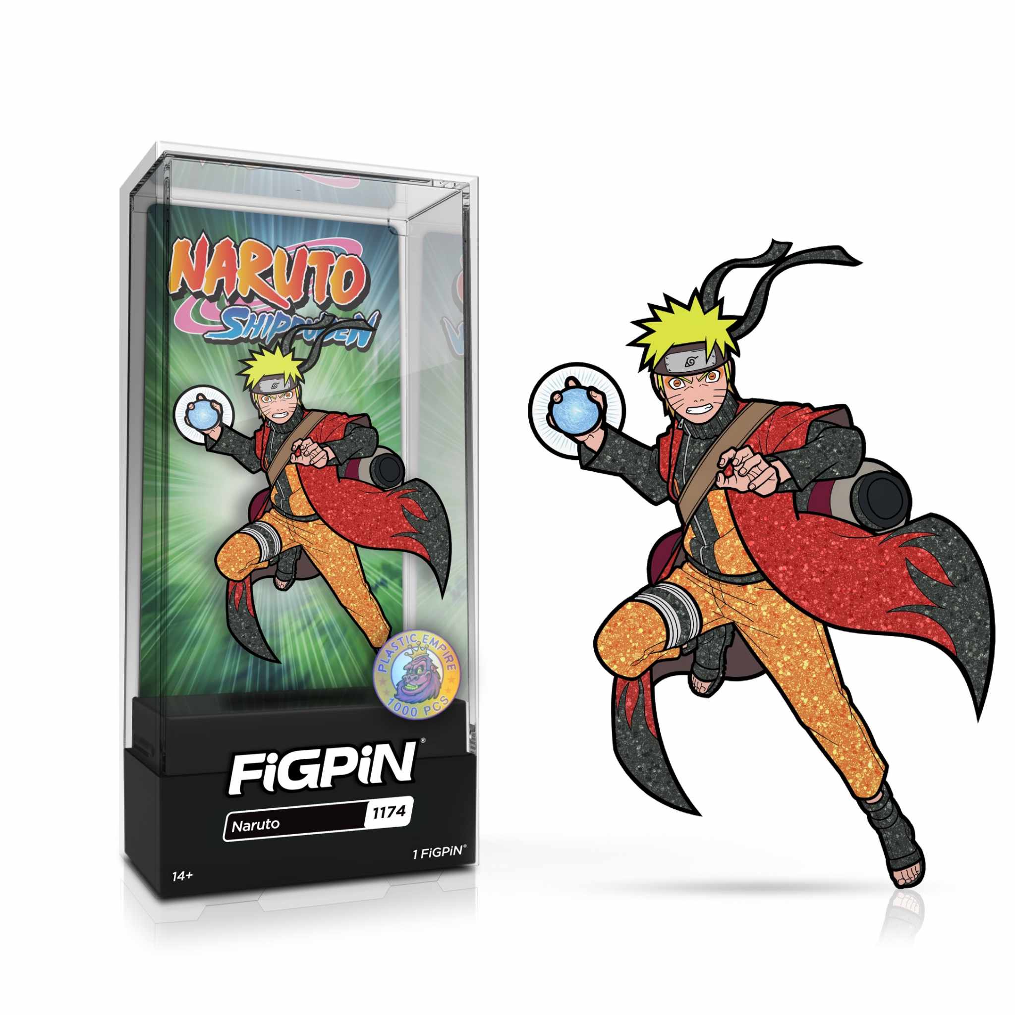 Naruto Foreign outlets Pin Glitter Variant