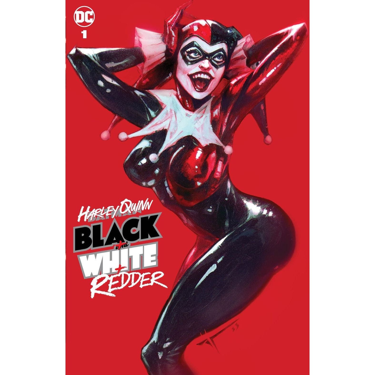 HARLEY QUINN BLACK WHITE REDDER #1 IVAN TAO (616) EXCLUSIVE VAR (08/02 –  Plastic Empire