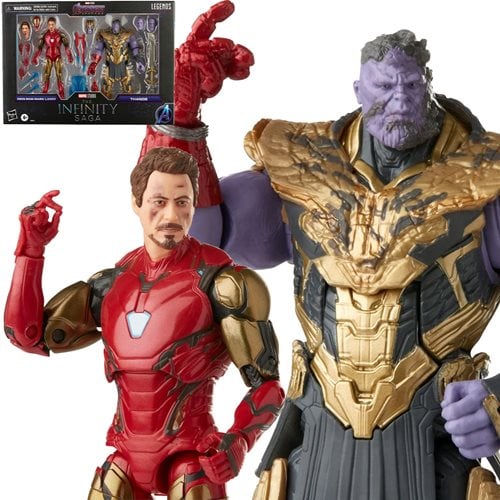 Marvel Legends Infinity Saga Avengers Endgame Iron Man 85 vs. Thanos 6 –  Plastic Empire