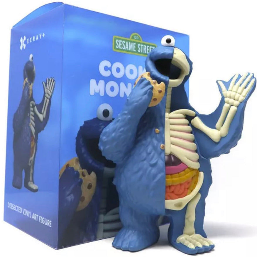 Sesame Street Cookie Monster Mighty Jaxx XXray Plus 8 figure in stock
