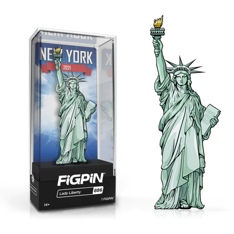 NYCC 2021 EXCLUSIVE FIGPIN STATUE OF LIBERTY LADY LIBERTY LE