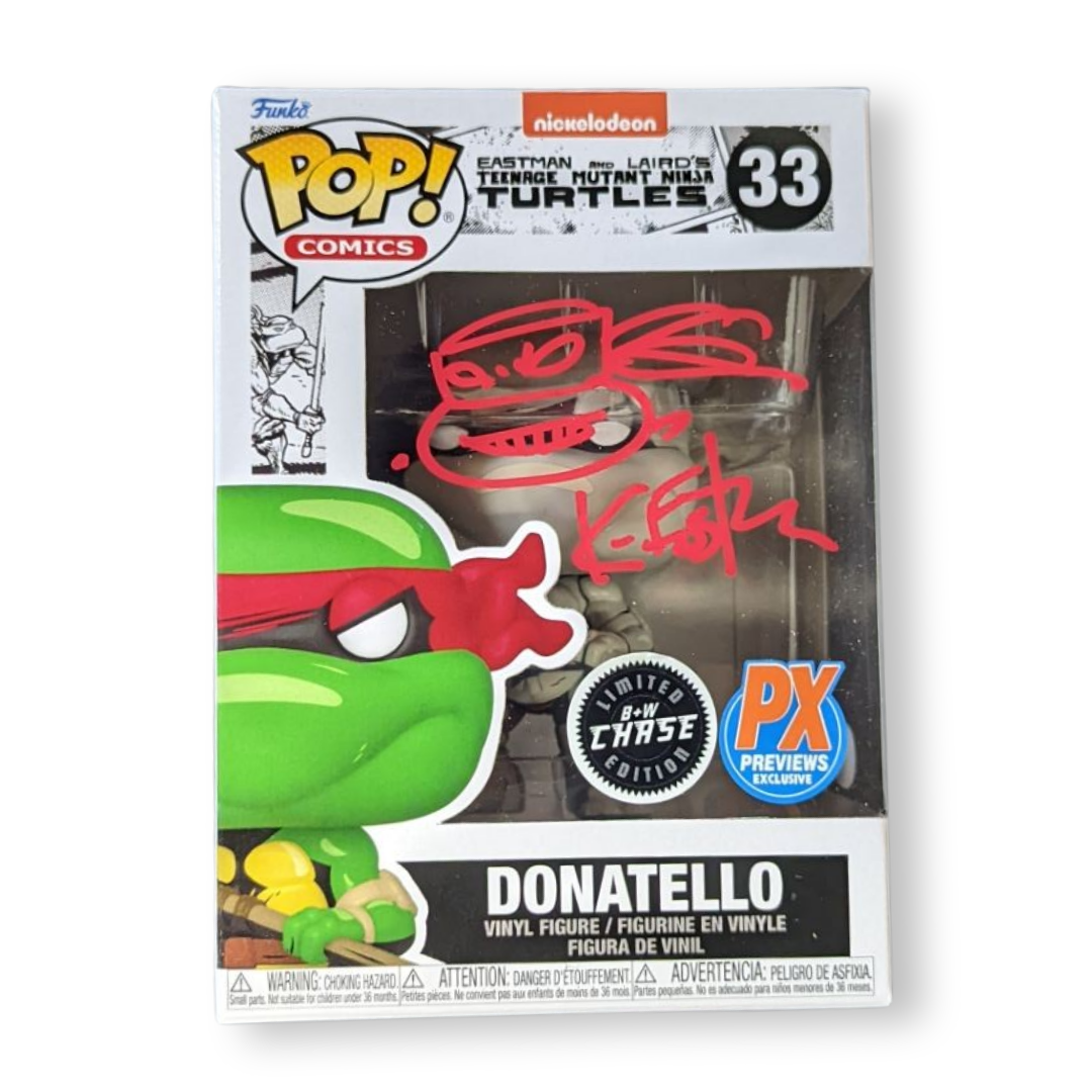 Kevin Eastman Signed & Sketched Funko Pop Figure Raphael Creator Teenage  Mutant Ninja Turtles - CSR Collectibles