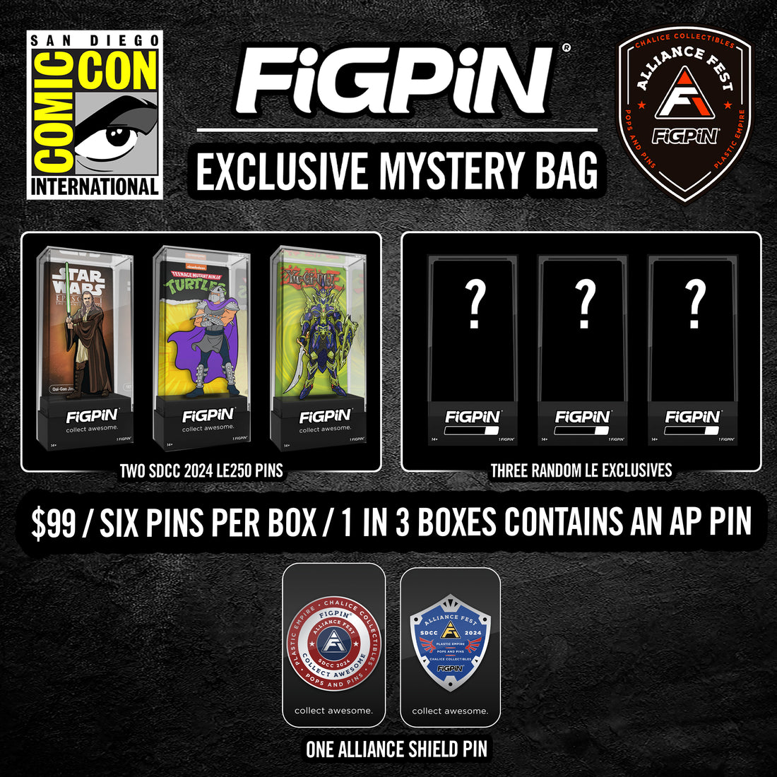 ⭐ SDCC Alliance Fest FiGPiN Exclusives ⭐