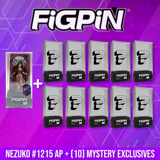 FIGPIN Nezuko #1215 Demon Slayer ARTIST PROOF + (10) MYSTERY EXCLUSIVE PICK YOUR AP BUNDLE