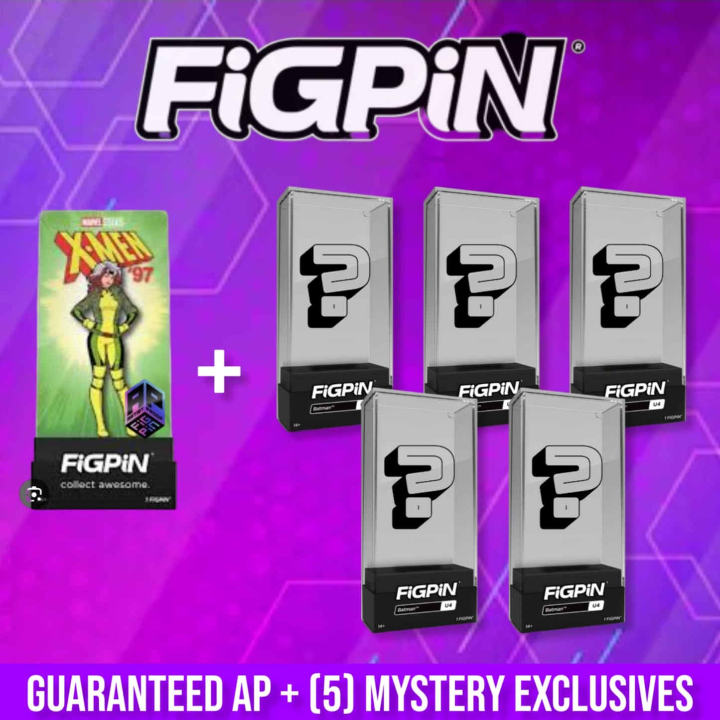 FIGPIN Glitter Rogue #1597 X-Men '97 ARTIST PROOF + (5) MYSTERY EXCLUSIVE PICK YOUR AP BUNDLE