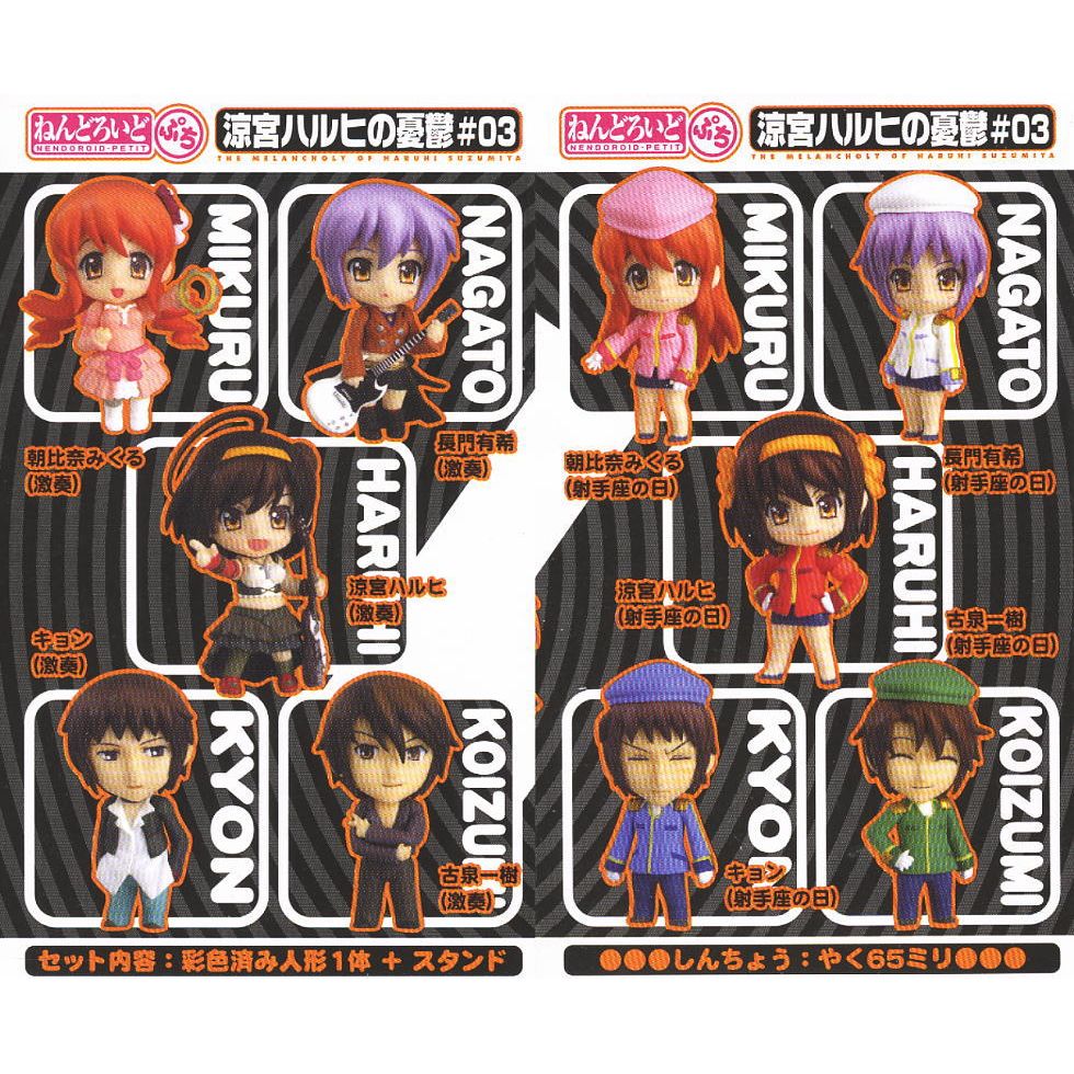 Nendoroid-Petit Melancholy of Haruhi Suzumiya #03 Blind Box (1 Blind Box)