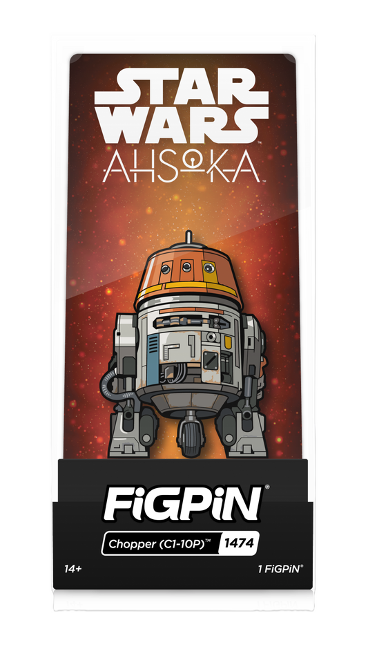 Figpin Chopper (C1-10P) from Star Wars Rebels #1474 Pops and Pins Ex LE 1000