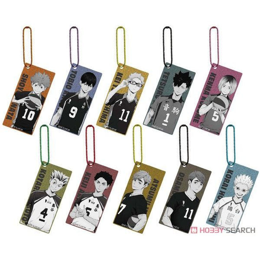 Haikyuu! TO THE TOP! Metallic Trading Acrylic Key Ring Blind Box