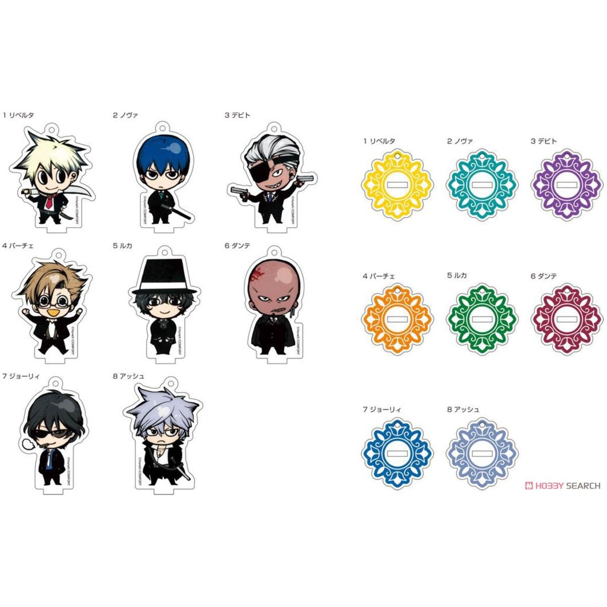 La storia della Arcana Famiglia Acrylic Key Ring Collection Blind Box (1 Blind Box)