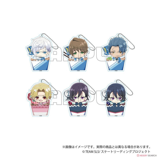 Skate Leading Stars Trading Acrylic Key Ring B Keychain blind box ( 1 Blind Box )