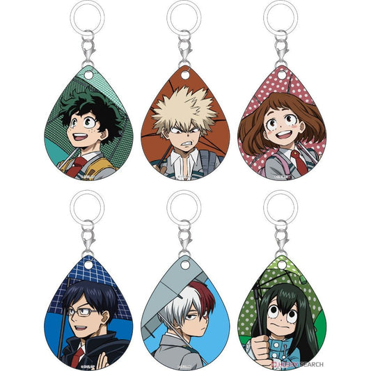 My Hero Academia Trading Acrylic Charm (Umbrella Maker) (Rainy Day) Keychain blind box ( 1 Blind Box )