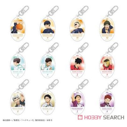 Haikyu!! Trading Round Key Ring Blind Box ( 1 Blind Box )