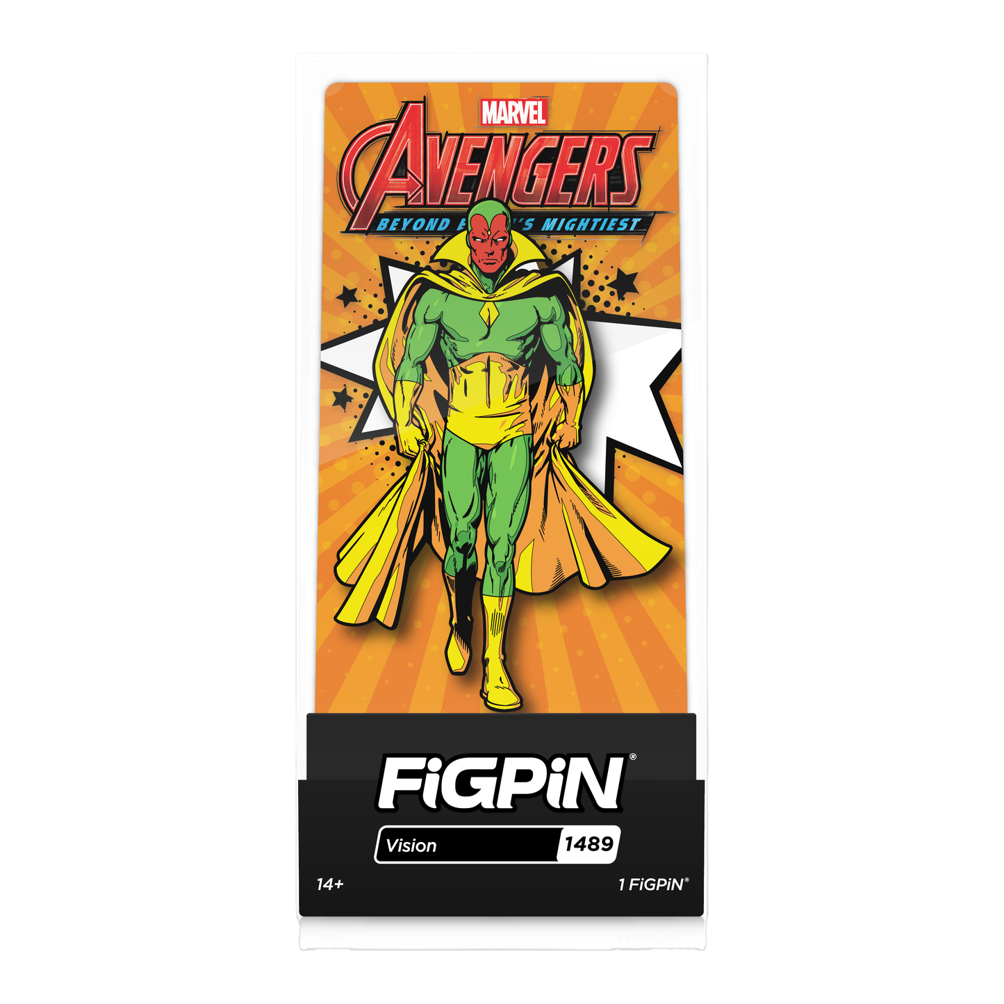 Figpin Vision from Marvel #1489 Plastic Empire Ex LE 1000