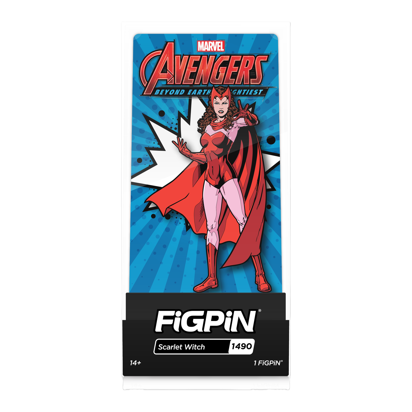 Figpin Scarlet Witch from Marvel #1490 Plastic Empire Ex LE 1000