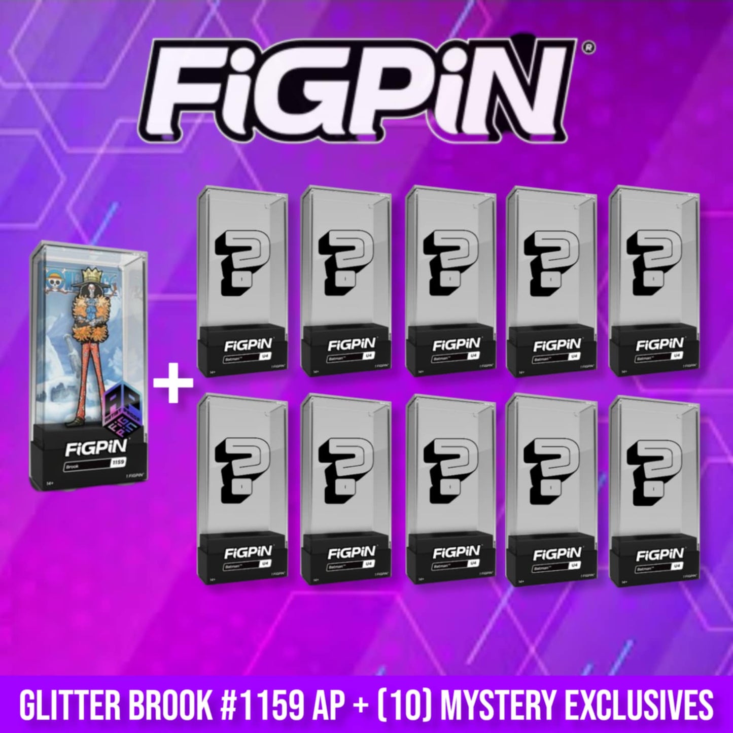 FIGPIN Glitter Brook #1159 ONE PIECE ARTIST PROOF + (10) MYSTERY EXCLUSIVE PICK YOUR AP BUNDLE