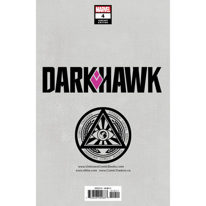 DARKHAWK #4 (OF 5) UNKNOWN COMICS MIGUEL MERCADO EXCLUSIVE VIRGIN VAR (11/24/2021) (12/01/2021)