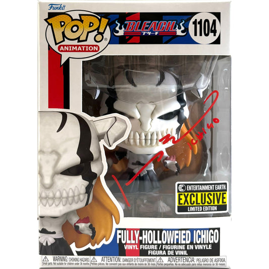 Johnny Yong Bosch signed Fully Hollowfied Ichigo Funko POP! Bleach #1104 EE Ex JSA Authenticated autograph