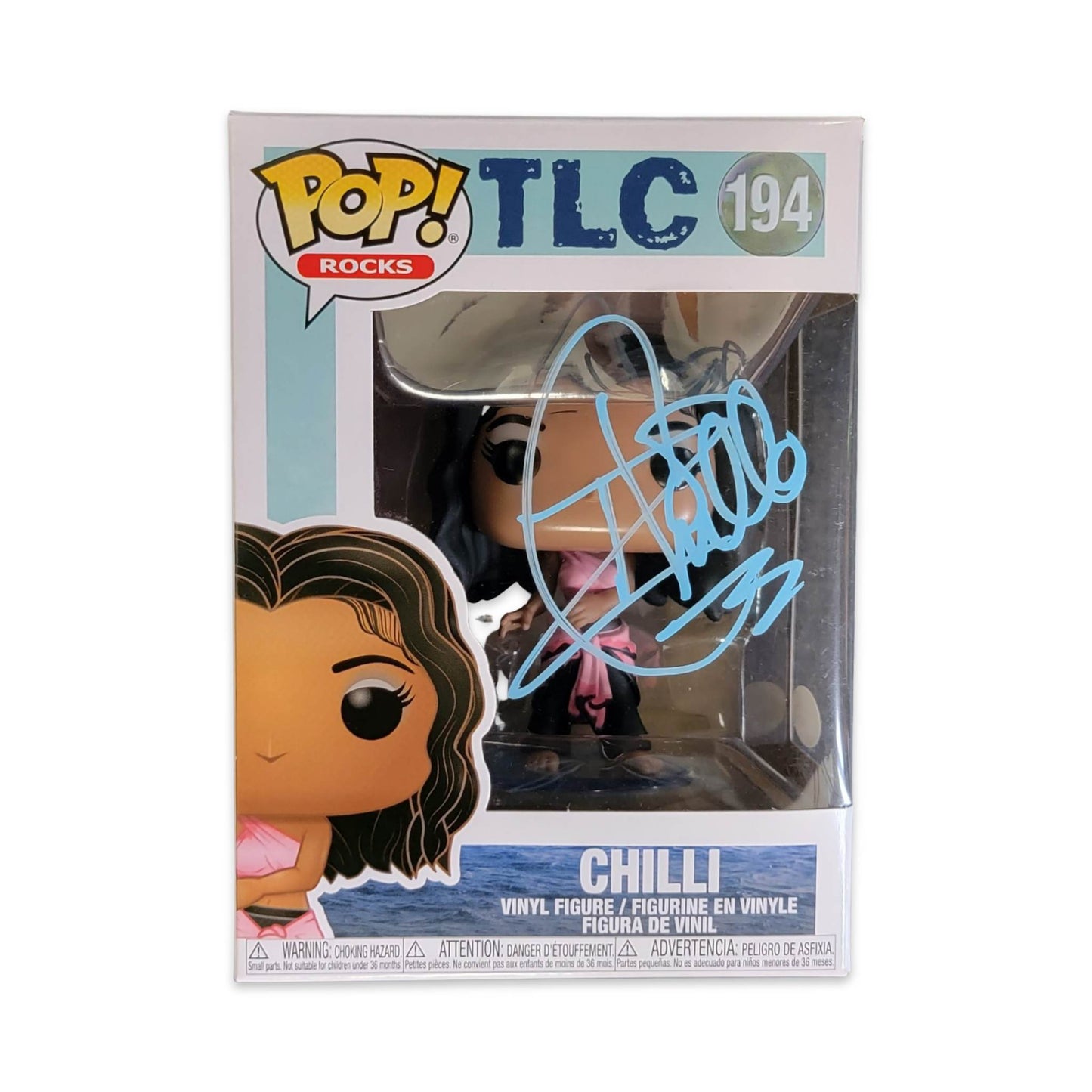 Chilli signed Chilli Funko POP! TLC #194 JSA Authenticated autograph