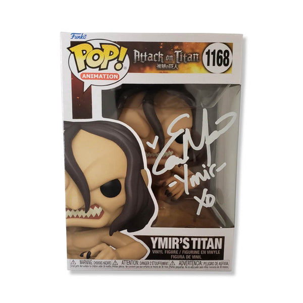 FUNKO POP! AUTOGRAPHED YMIR TITAN ATTACK ON TITAN