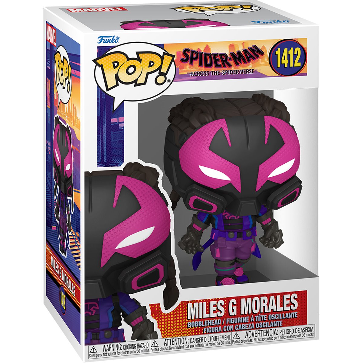 Funko POP! Miles G Morales from Spider-Man Across the Spider-Verse #1412