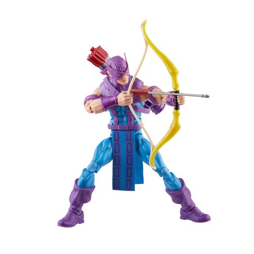 Avengers 60th Anniversary Marvel Legends Hawkeye with Sky-Cycle 6 Inch Action Figure