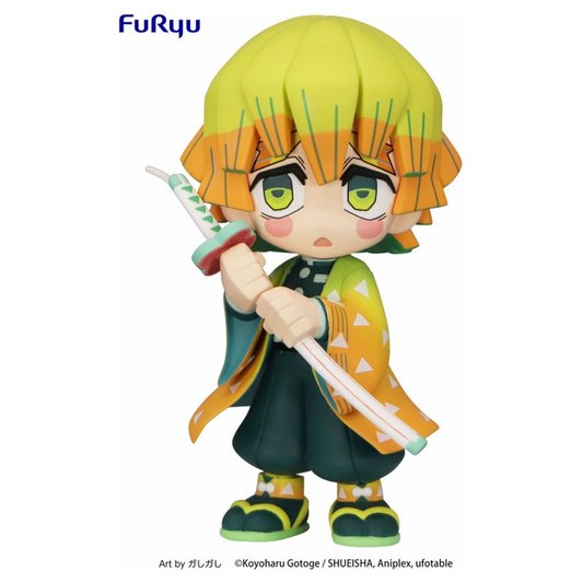 Demon Slayer (Kimetso no Yaiba) Zenitsu Agatsuma TOONIZE Figure, 4.9" Cartoon Color