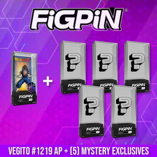 FIGPIN Vegito #1219 Dragonball Z ARTIST PROOF + (5) MYSTERY EXCLUSIVE PICK YOUR AP BUNDLE