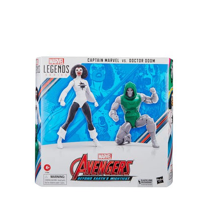 Avengers 60th Anniversary Marvel Legends Captain Marvel vs. Doctor Doom 6-Inch Action Figures