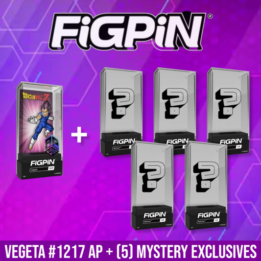 FIGPIN VEGETA #1217 Dragonball Z ARTIST PROOF + (5) MYSTERY EXCLUSIVE PICK YOUR AP BUNDLE