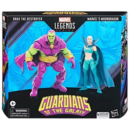 Guardians of the Galaxy Marvel Legends Drax the Destroyer and Marvel's Moondragon 6-Inch Action Figures - Exclusive