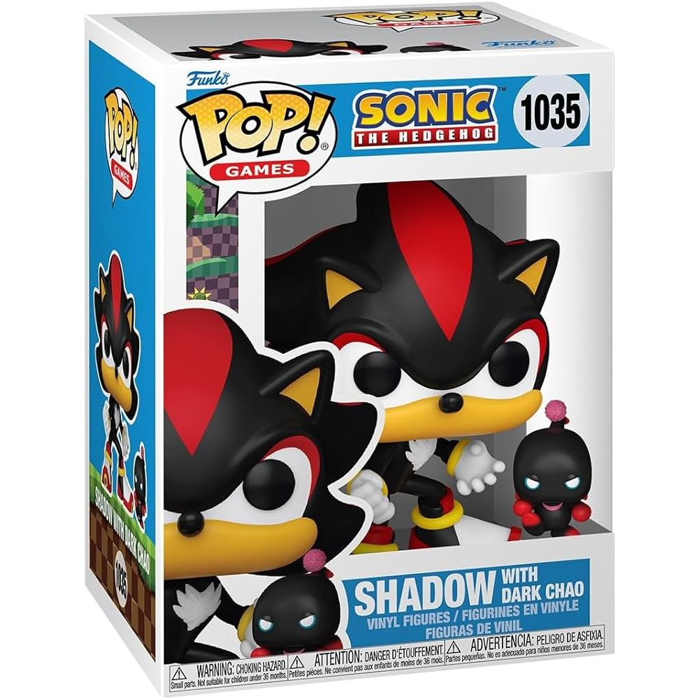 Funko POP! Shadow w/Dark Chao from Sonic The Hedgehog #1035