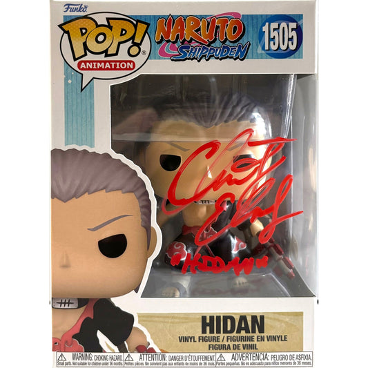 Chris Edgerly signed Hidan Funko Pop! Naruto Shippuden #1505 JSA Authenticated autograph