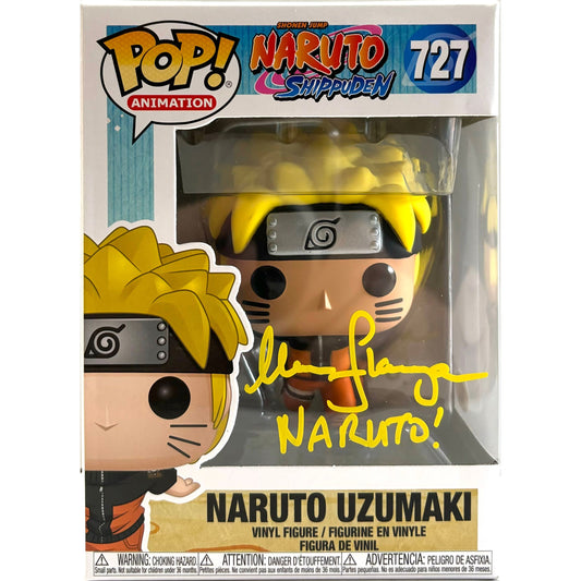 Maile Flanagan signed Naruto Uzumaki Funko POP! #727 JSA authenticated autograph