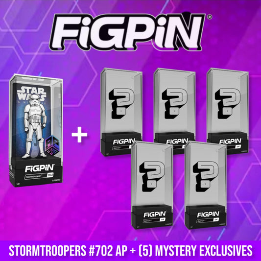 FIGPIN Stormtrooper #702 Star Wars ARTIST PROOF + (5) MYSTERY EXCLUSIVE PICK YOUR AP BUNDLE