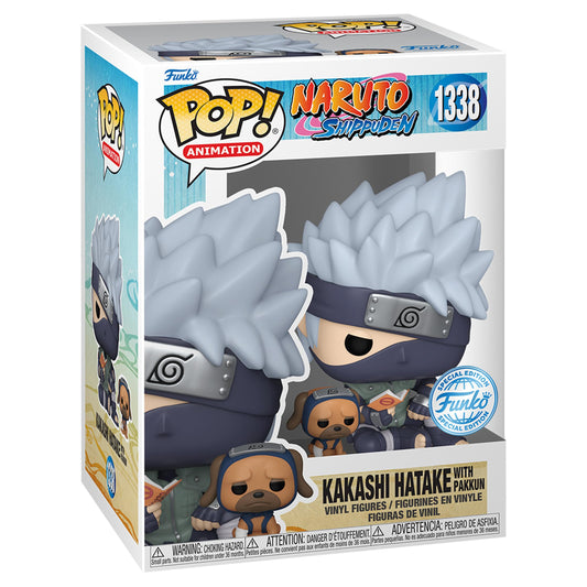 Funko Pop! Kakashi Hatake w/ Pakkun from Naruto Shippuden #1338 Special Ed