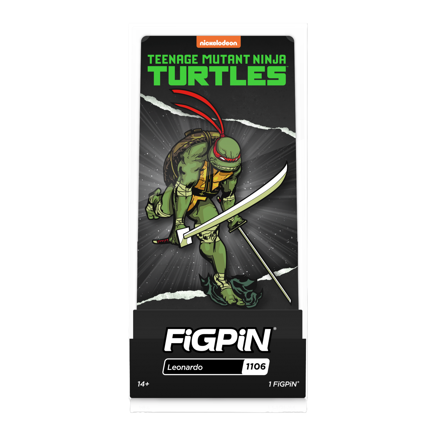 Figpin Leonardo from TMNT #1106 Pins on Fire Ex LE 1500