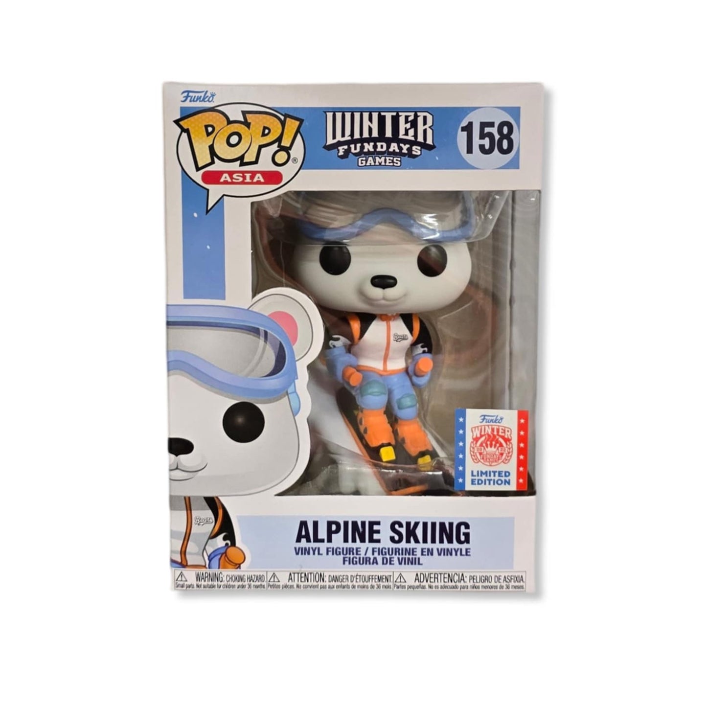 Funko Pop! Asia Alpine Skiing from Winter Fundays Game #158 LE