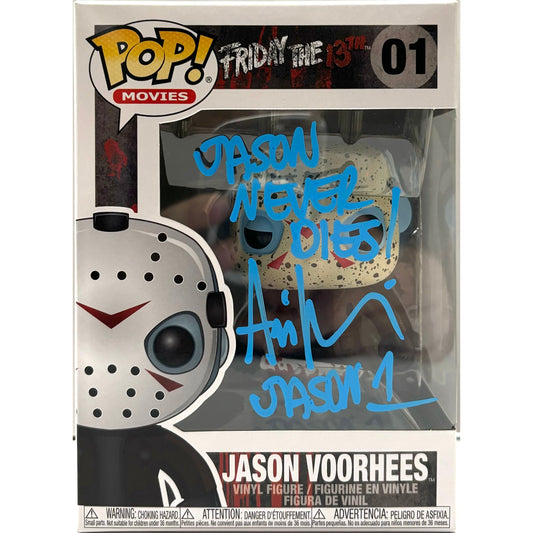 Ari Lehman signed Jason Voorhees Friday the 13th Funko POP! #01 JSA Authenticated autograph