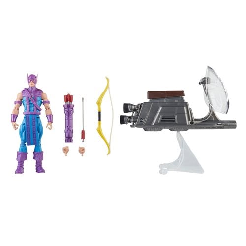 Avengers 60th Anniversary Marvel Legends Hawkeye with Sky-Cycle 6 Inch Action Figure