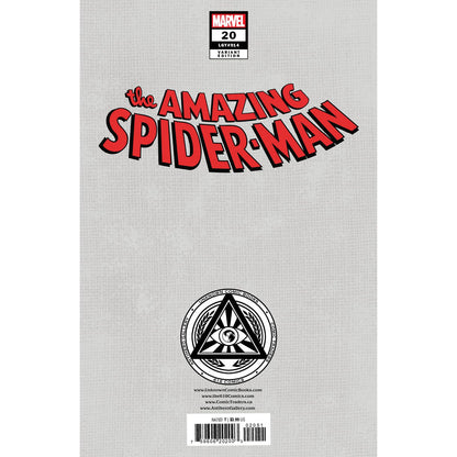 AMAZING SPIDER-MAN #20 UNKNOWN COMICS DAVID NAKAYAMA EXCLUSIVE VIRGIN COLOR BLEED VAR (02/22/2023)