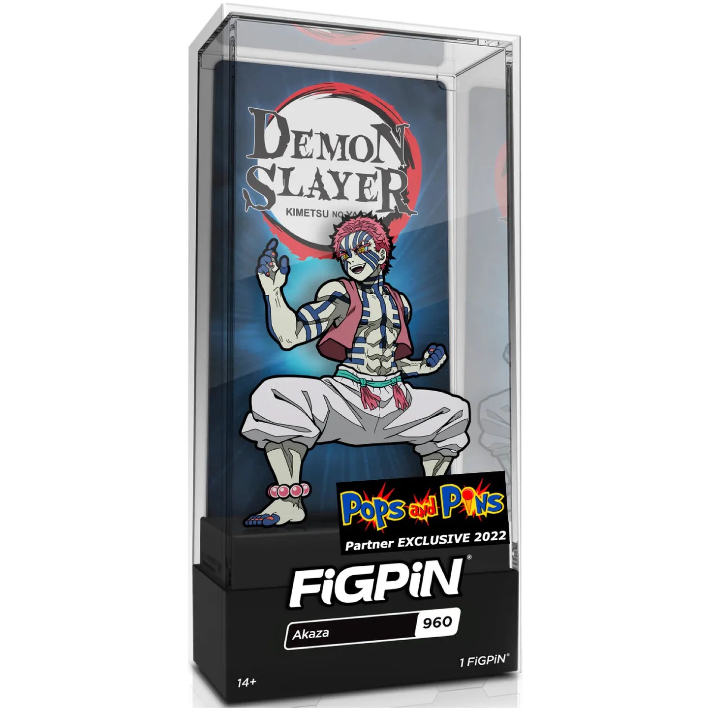 Figpin Akaza from Demon Slayer #960 Pops and Pins Ex LE 1500