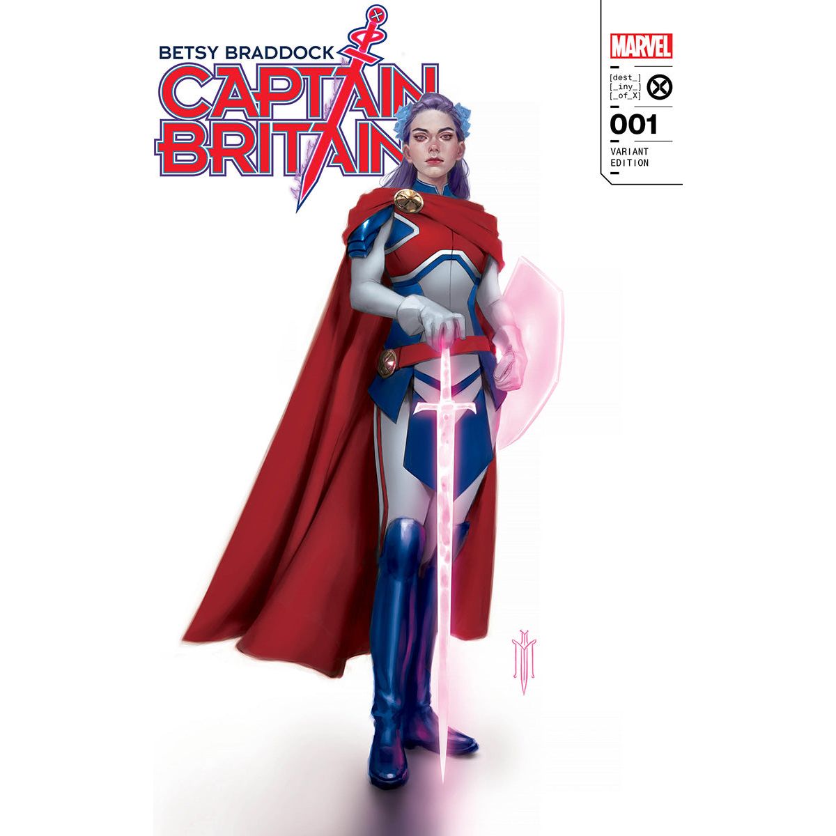 BETSY BRADDOCK: CAPTAIN BRITAIN #1 UNKNOWN COMICS MIGUEL MERCADO EXCLUSIVE VOGUE VAR (02/22/2023)