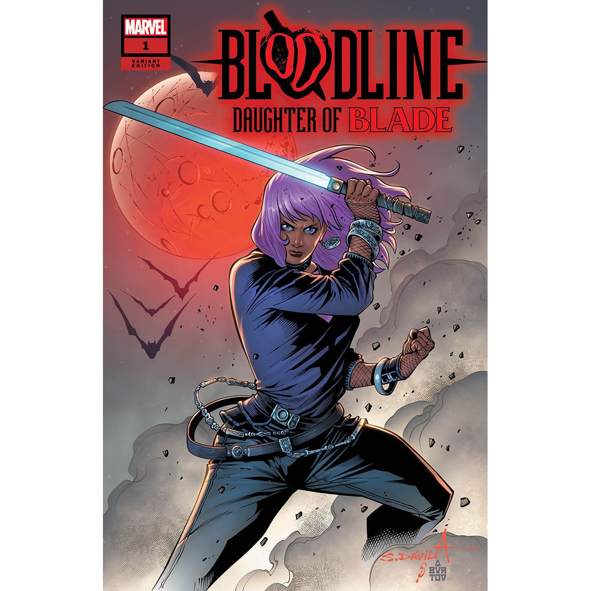 BLOODLINE: DAUGHTER OF BLADE #1 UNKNOWN COMICS SERGIO DAVILA EXCLUSIVE VAR (02/01/2023)