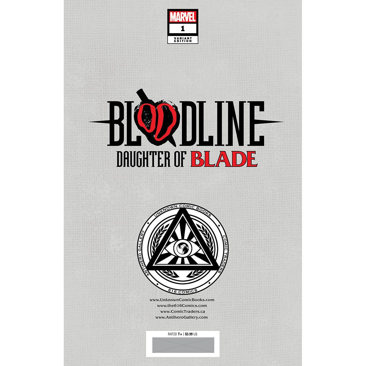 BLOODLINE: DAUGHTER OF BLADE #1 UNKNOWN COMICS SERGIO DAVILA EXCLUSIVE VAR (02/01/2023)