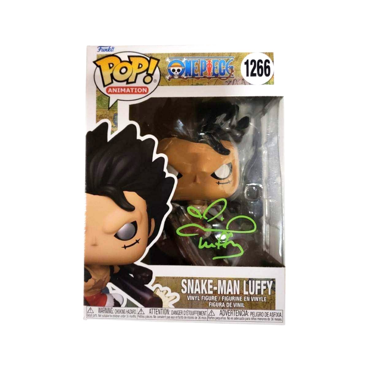 Colleen Clinkenbeard signed Snake-Man Luffy Funko POP! One Piece #1266 JSA Authenticated autograph