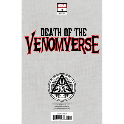 DEATH OF THE VENOMVERSE #4 UNKNOWN COMICS DERRICK CHEW EXCLUSIVE VIRGIN VAR (09/13/2023)