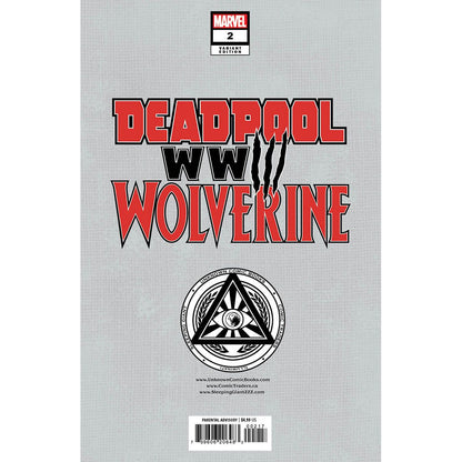 DEADPOOL & WOLVERINE: WWIII #2 UNKNOWN COMICS TYLER KIRKHAM EXCLUSIVE  VAR (06/12/2024)