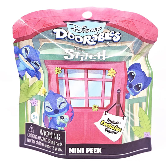 Disney Doorables Flocked Stitch mystery single pack