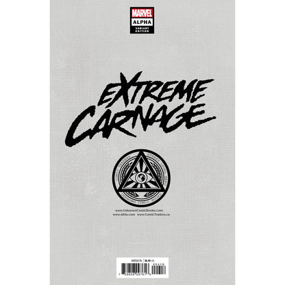 EXTREME CARNAGE ALPHA #1 UNKNOWN COMICS DAVE RAPOZA EXCLUSIVE VIRGIN VAR (07/07/2021) (08/11/2021)