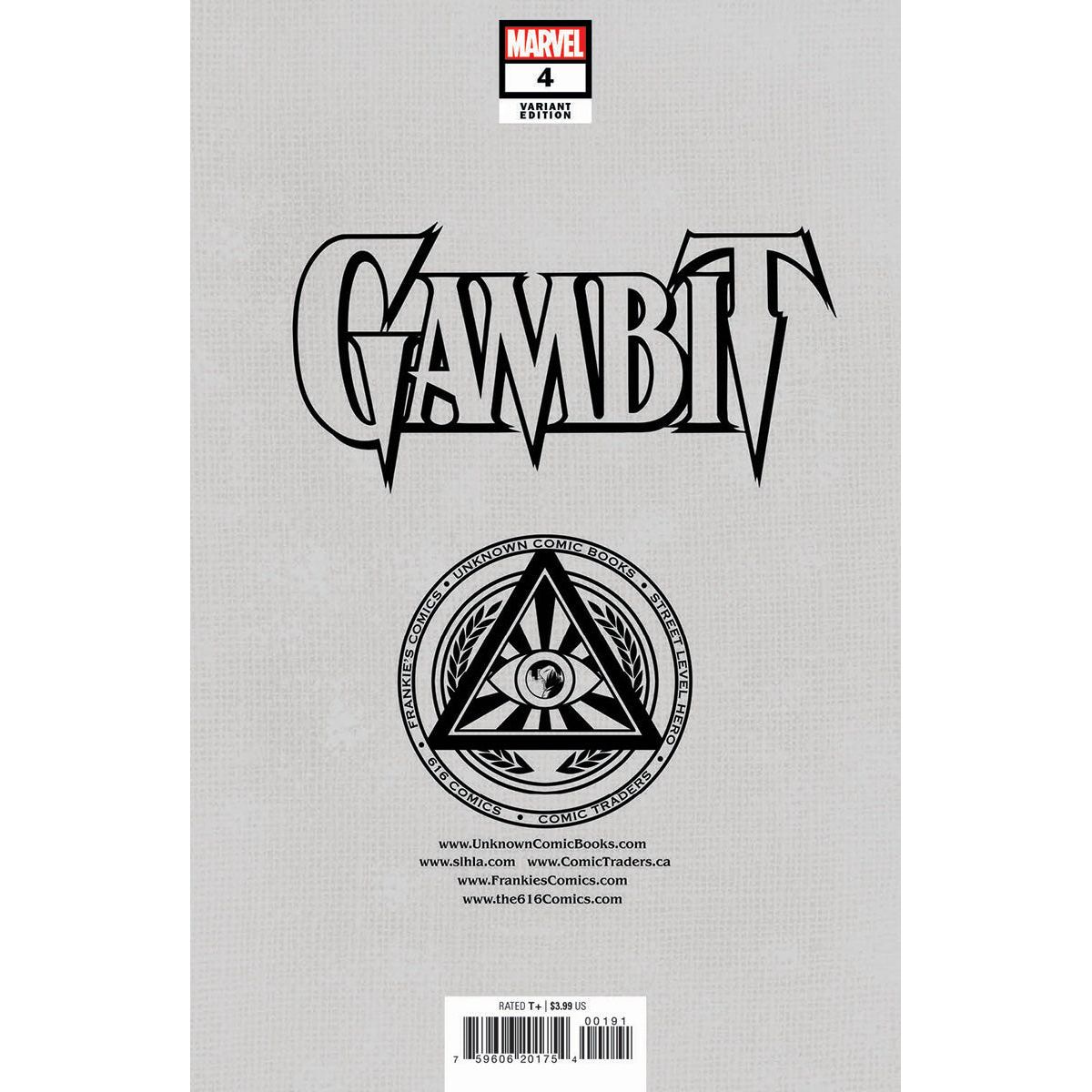 GAMBIT #4 UNKNOWN COMICS TONY DANIEL EXCLUSIVE VAR (10/12/2022)